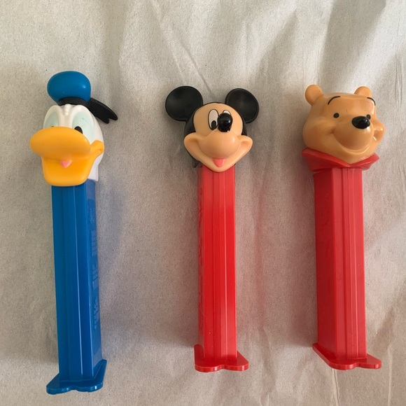 Disney Pez Dispensers Mickey Donald Pooh - Picture 1 of 5